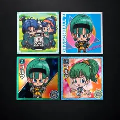 ドラゴンボール 超戦士シール ウエハース　ブルマセット