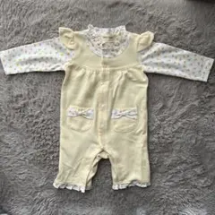 花柄ロンパース　70センチ長袖