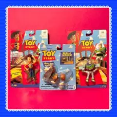 当時物トイストーリー1995年Thinkway初代ウッディバズ2体セット英語