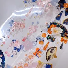 【M144】 海外マステ(PETテープ) 1ループ約100cm おすそ分け