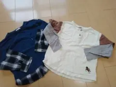 プティマイン　petit main 長袖カットソー 120cm セット売り