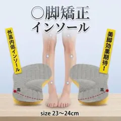 【2足セット】O脚矯正　インソール 美脚 扁平足 姿勢矯正 中敷き
