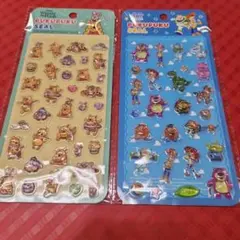 ぷくぷくシール ディズニー 2set