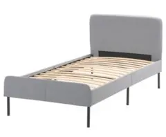 IKEA シングルベッドフレーム グレー