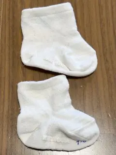 MIKIHOUSE ホワイト ベビー靴下 7~8cm