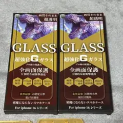 iPhone 16 ガラスフィルム 米軍規格航空材料 3枚セット