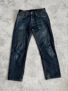 UNIQLO JEANS ストレートデニム ダークブルー
