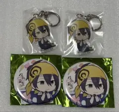 刀剣乱舞 花丸 アニカフェ 缶バッジ アクキー 三日月宗近