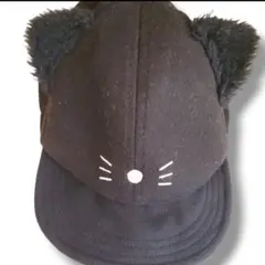 猫耳付き黒キャップ