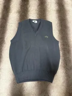 【美品】ラコステ　ニット　ベスト　グレー