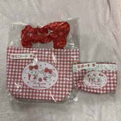 Lil ala modeリトルツインスターズミニトートバッグとポーチ セット