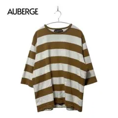 AUBERGE（オーベルジュ）パネルボーダー バスクシャツ ウール 40