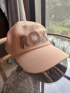ROXY キャップ スパンコールロゴ オレンジ