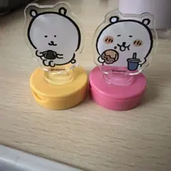 自分ツッコミくま ナガノキャラクターズ アクリルスタンプ 2種セット
