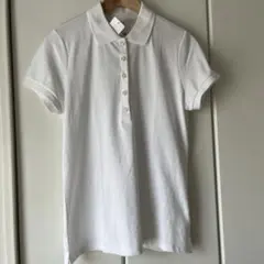 ユニクロ　ドライストレッチカノコポロシャツ　ホワイト　XL