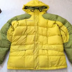 Columbia ダウンジャケット イエロー×グリーン
