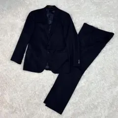 【訳あり】GREEN LABEL RELAXING ビジネススーツ ネイビー系