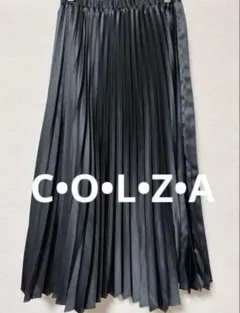C•O•L•Z•A コルザ/エレガント/プリーツスカート /サテン風/光沢/S