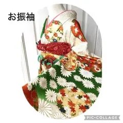 candy 豪華❣️可愛いお振袖　金彩　正絹のサムネイル
