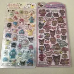 うるちゅるポップシール　日焼け　サンリオキャラクターズ　2点セット