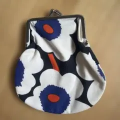marimekko マリメッコ 花柄 がま口 コインケース
