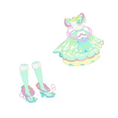 カルテットスターバズリウムクラブキャンディ ワンピース シューズ