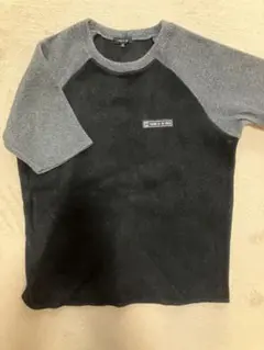 COMME CA ISM フリース　 Mサイズ グレー/ブラック