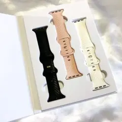 即購入OK✨Apple Watch アップルウォッチ シリコンバンド ベルト３本