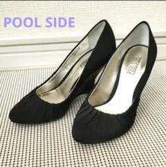 POOLSIDE プールサイド パンプス 22.5cm ウエッジソール