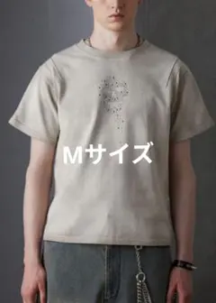 GRANCY スカル ラインストーン Tシャツ S ベージュ - メルカリ