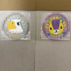 どうぶつの森　コースター　アポロ　パッチ　2点セット