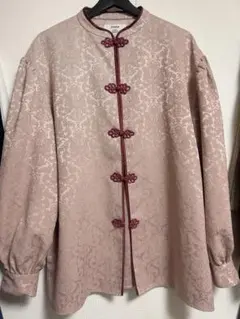 jouetie チャイナルーズシャツ ピンク