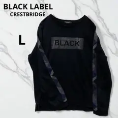 クレストブリッジブラックレーベルのロンT２枚です マーセライズドレスロンT（51P08618＿＿） | BLACK