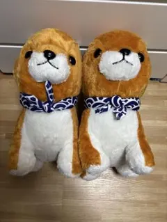 豆しば三兄弟♡BIGぬいぐるみ2体➕ちび豆しば