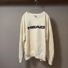 HEAD スウェット トレーナー アイボリー Y2Kのサムネイル
