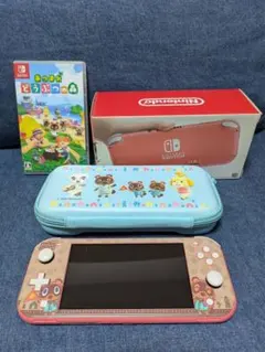 Nintendo Switch Lite ピンク 本体　あつ森ソフト