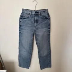 GU ストレートジーンズ サイズS ライトブルー