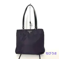 PRADA プラダ ナイロン トートバッグ パープル レディース ブランド