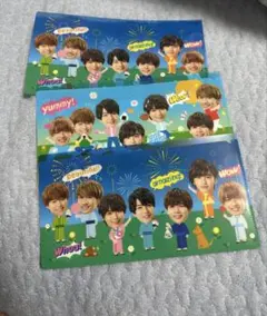 なにわ男子 セブンイレブン チケットファイル 3枚セット