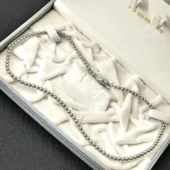 28767✨️タサキ 黒蝶真珠 ベビーブラックパール ネックレス シルバー925 28767✨️タサキ 黒蝶真珠 ベビーブラックパール ネックレス シルバー