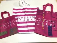【LOWRYSFARM】ローリーズファーム　ショップ袋  3点セット