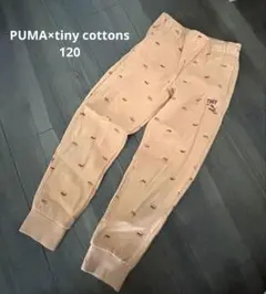 PUMA ×TINY cottons オレンジ　スウェット