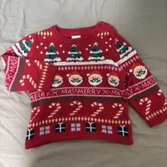 h&m クリスマス トップス