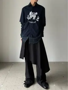 EGONlab. MOUTONO SHIRT MULTIレイヤードシャツ