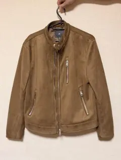 H&M ブラウン レザージャケット S
