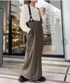 【ciaopanic typy】 サス付きフェイクレザーIラインスカート