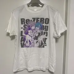 Re:ゼロ 非売品Tシャツ エミリア＆レム L