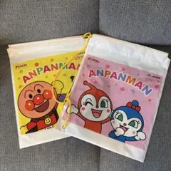 JA共済 交通安全 キャラバン アンパンマン ビニールバッグ2点セット