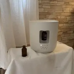 最終値下げROSY LILY 置き型スチーム加湿器 ホワイトベージュ - メルカリ