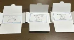 JYP 購入特典 NiziU NINA RIKU MIIHIメッセージカード